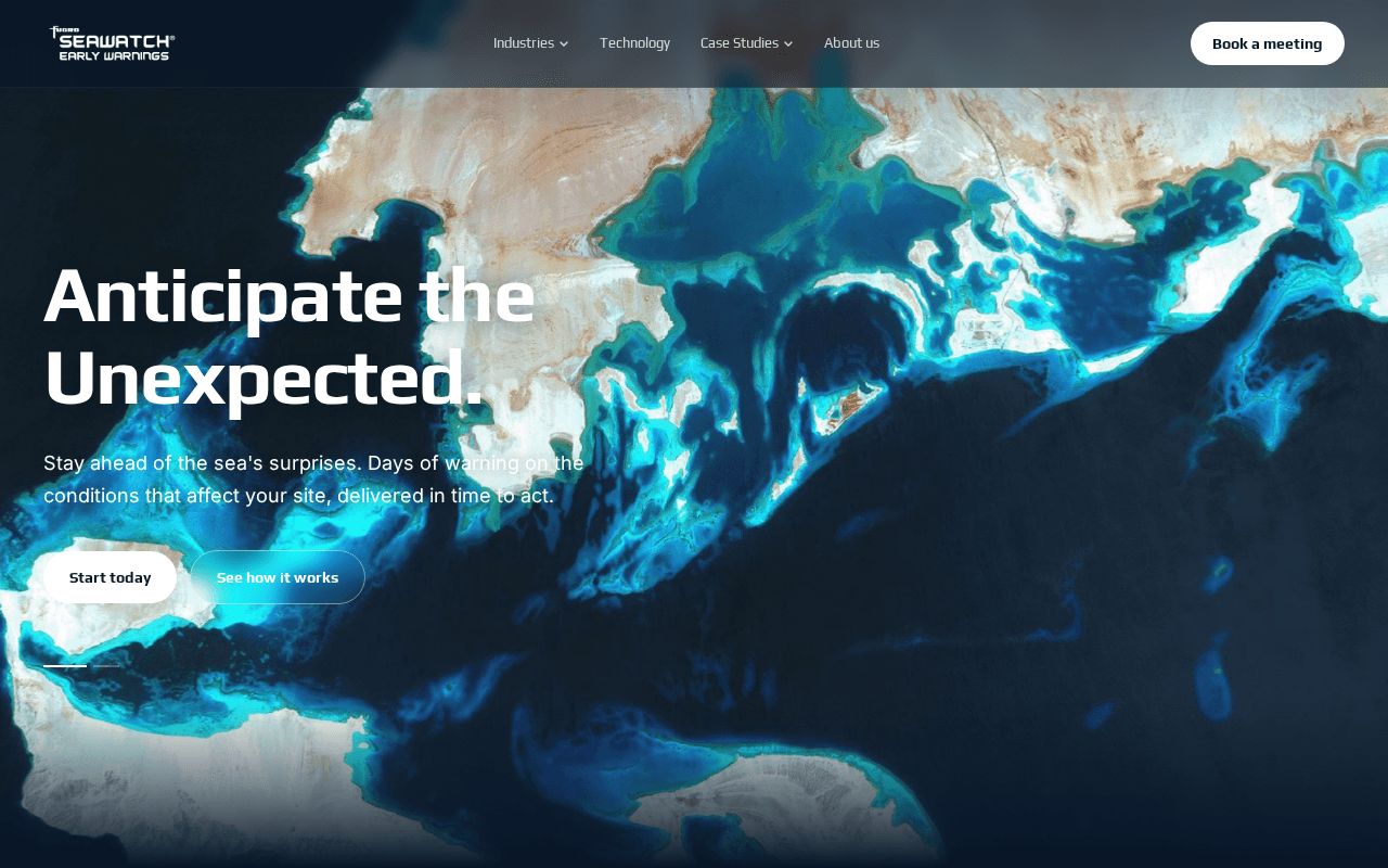 Screenshot of seawatch.ai