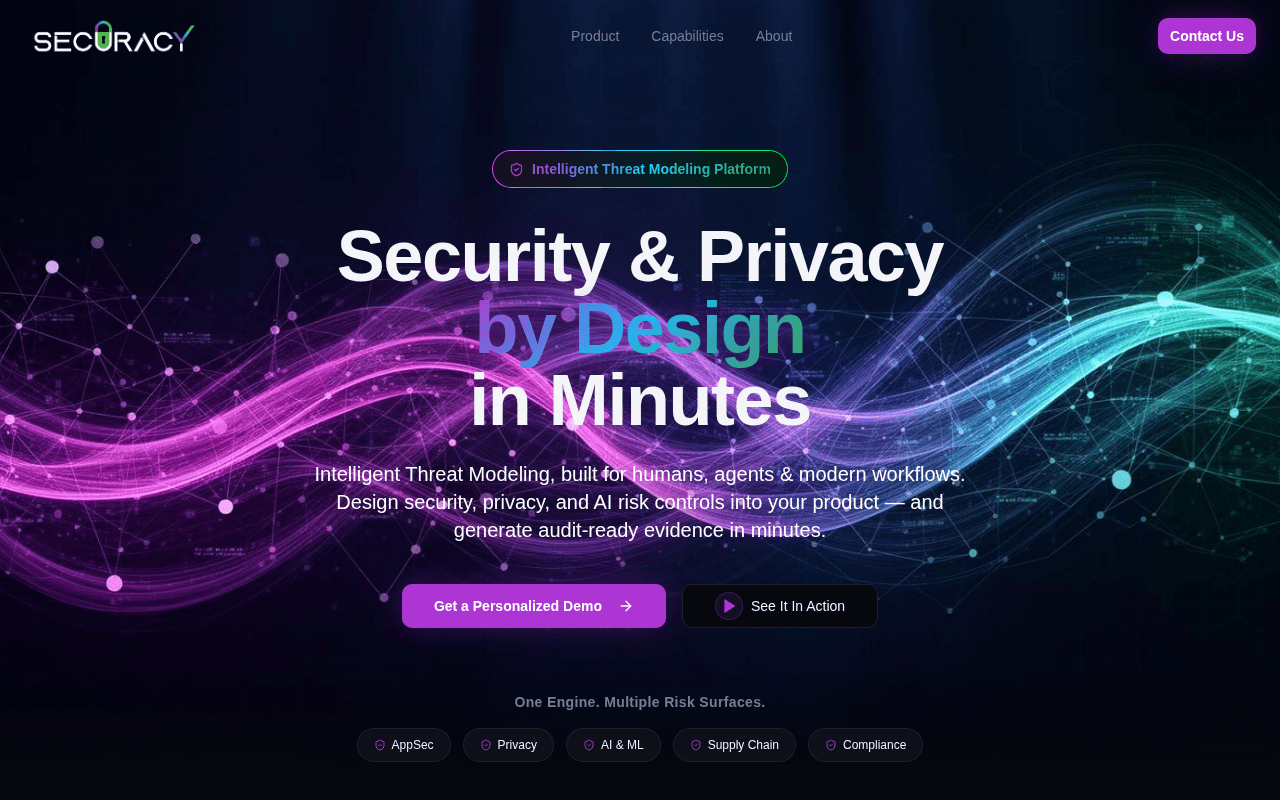 Screenshot of securacy.ai