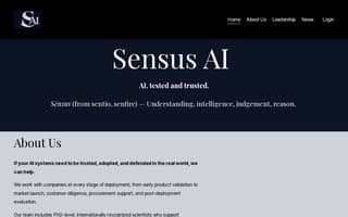Thumbnail of sensus.ai