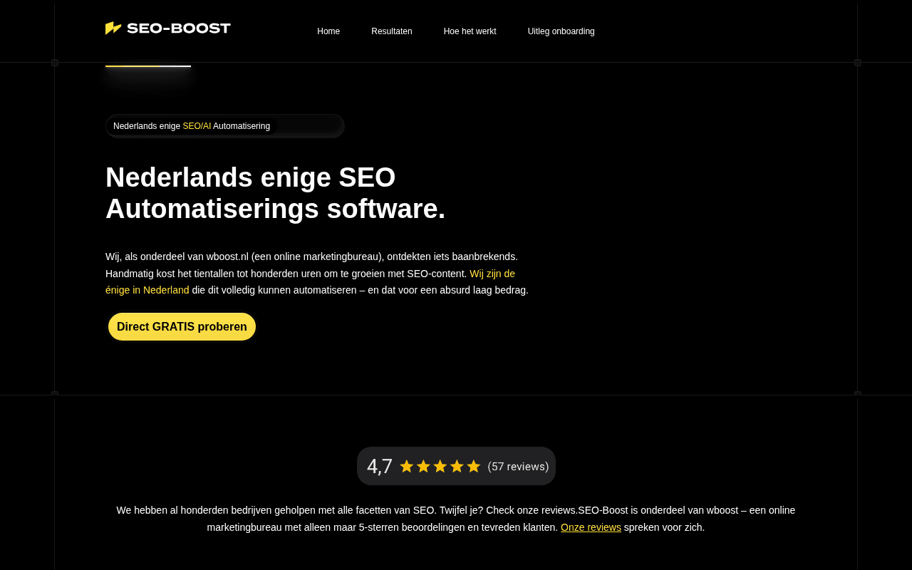 Screenshot of seo-boost.ai