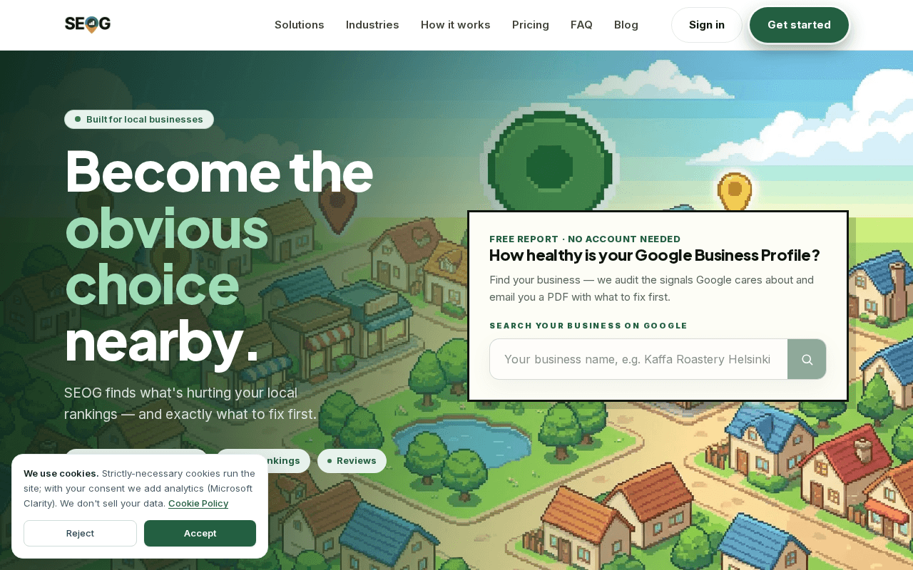 Screenshot of seog.ai
