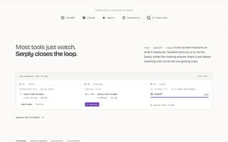 Screenshot of serply.ai