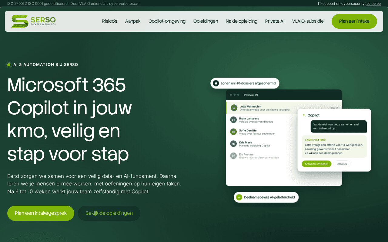 Screenshot of serso.ai