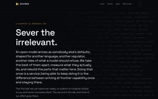Screenshot of sevren.ai