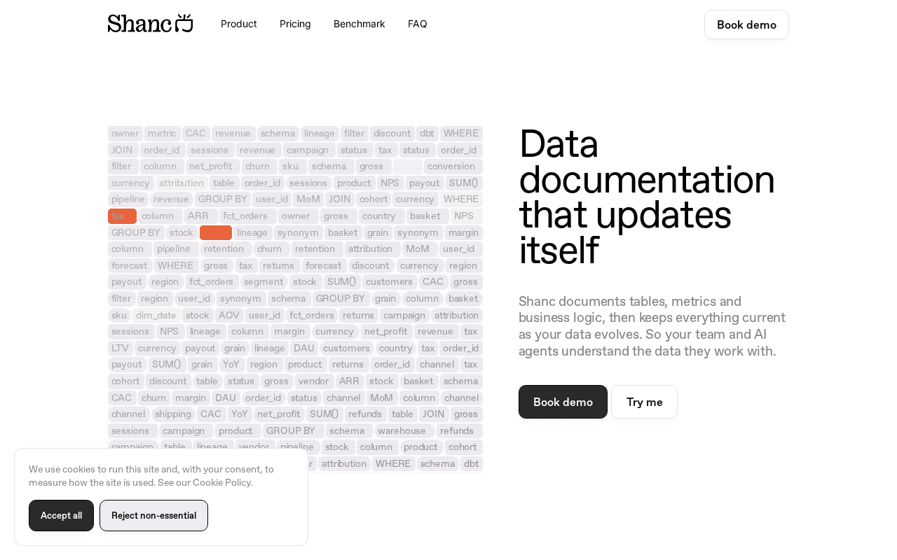Screenshot of shanc.ai