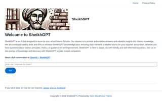 Thumbnail of sheikhgpt.ai