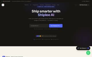 Screenshot of shiplee.ai