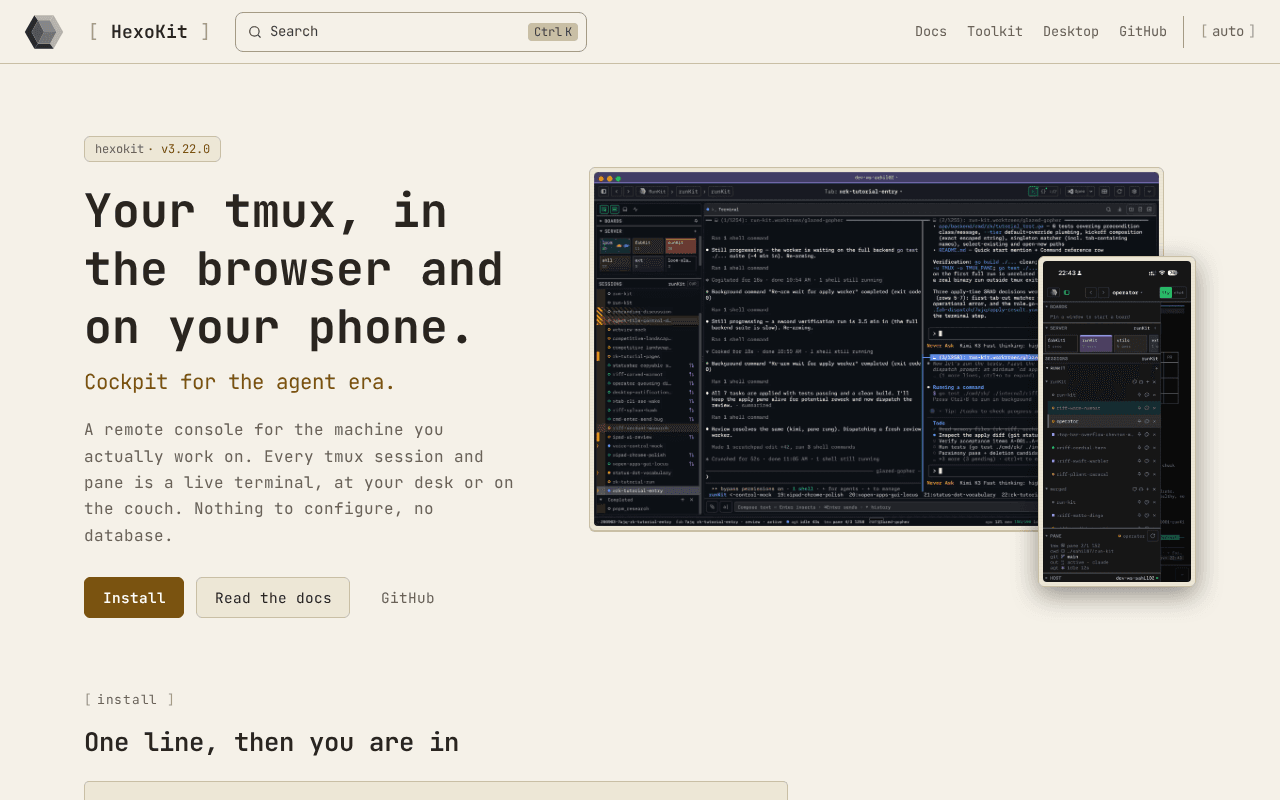 Screenshot of shll.ai