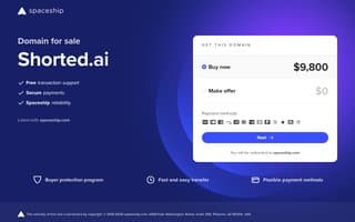 Thumbnail of shorted.ai