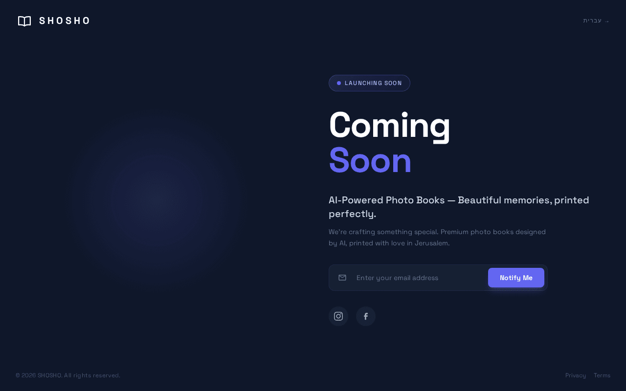 Screenshot of shosho.ai