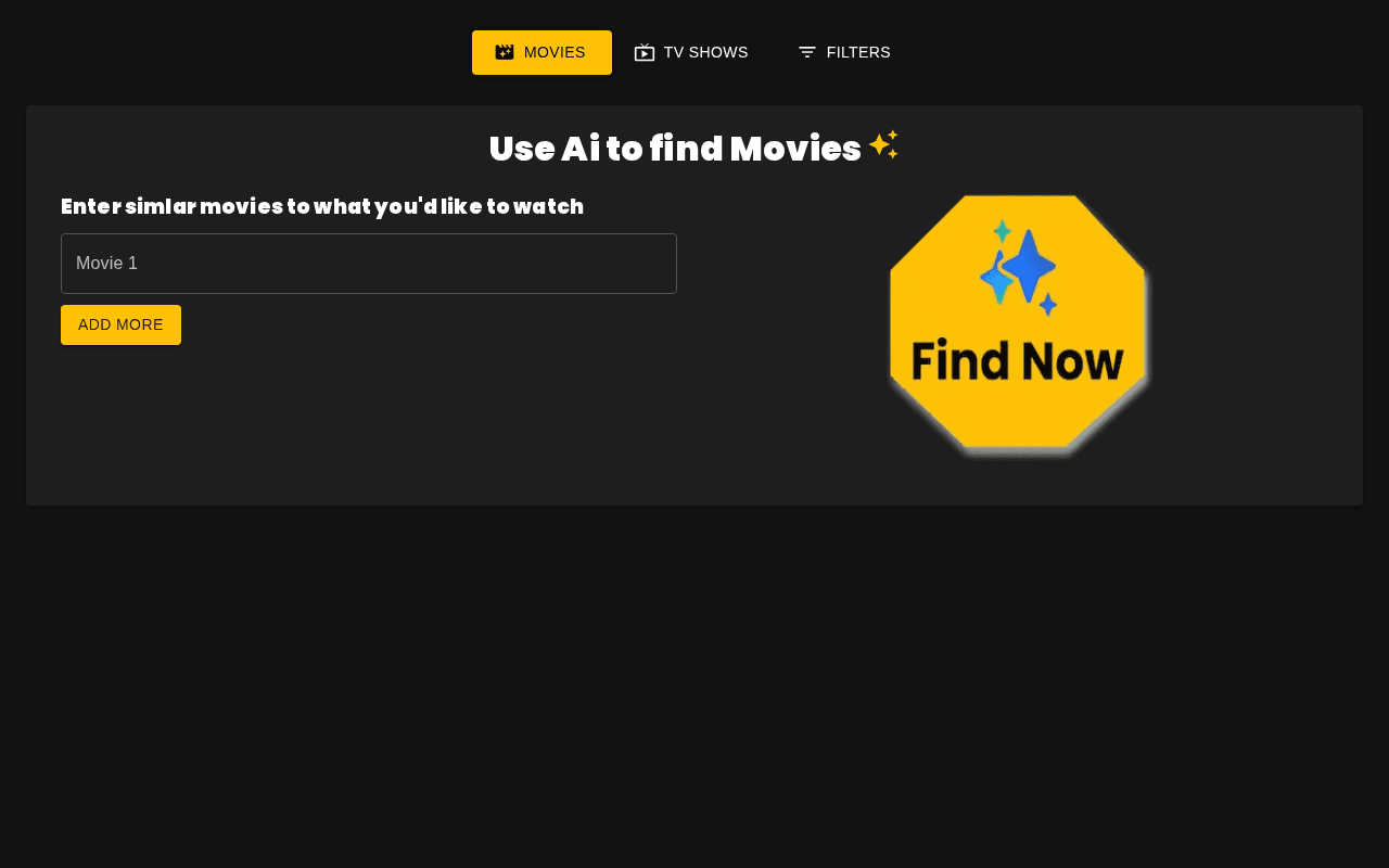 Screenshot of showfinder.ai