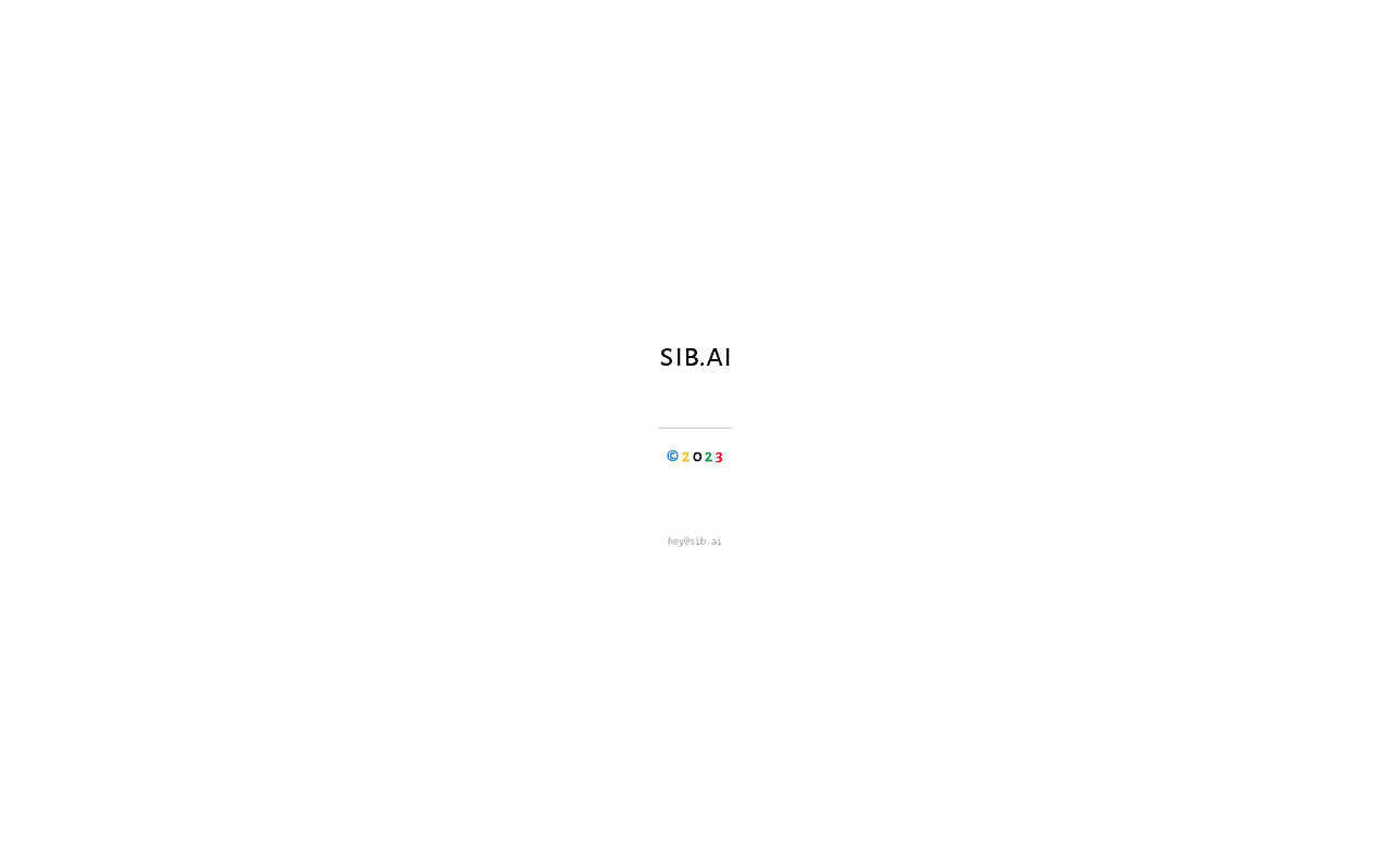 Screenshot of sib.ai