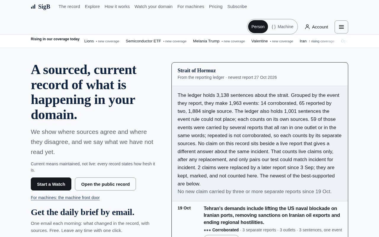 Screenshot of sigb.ai