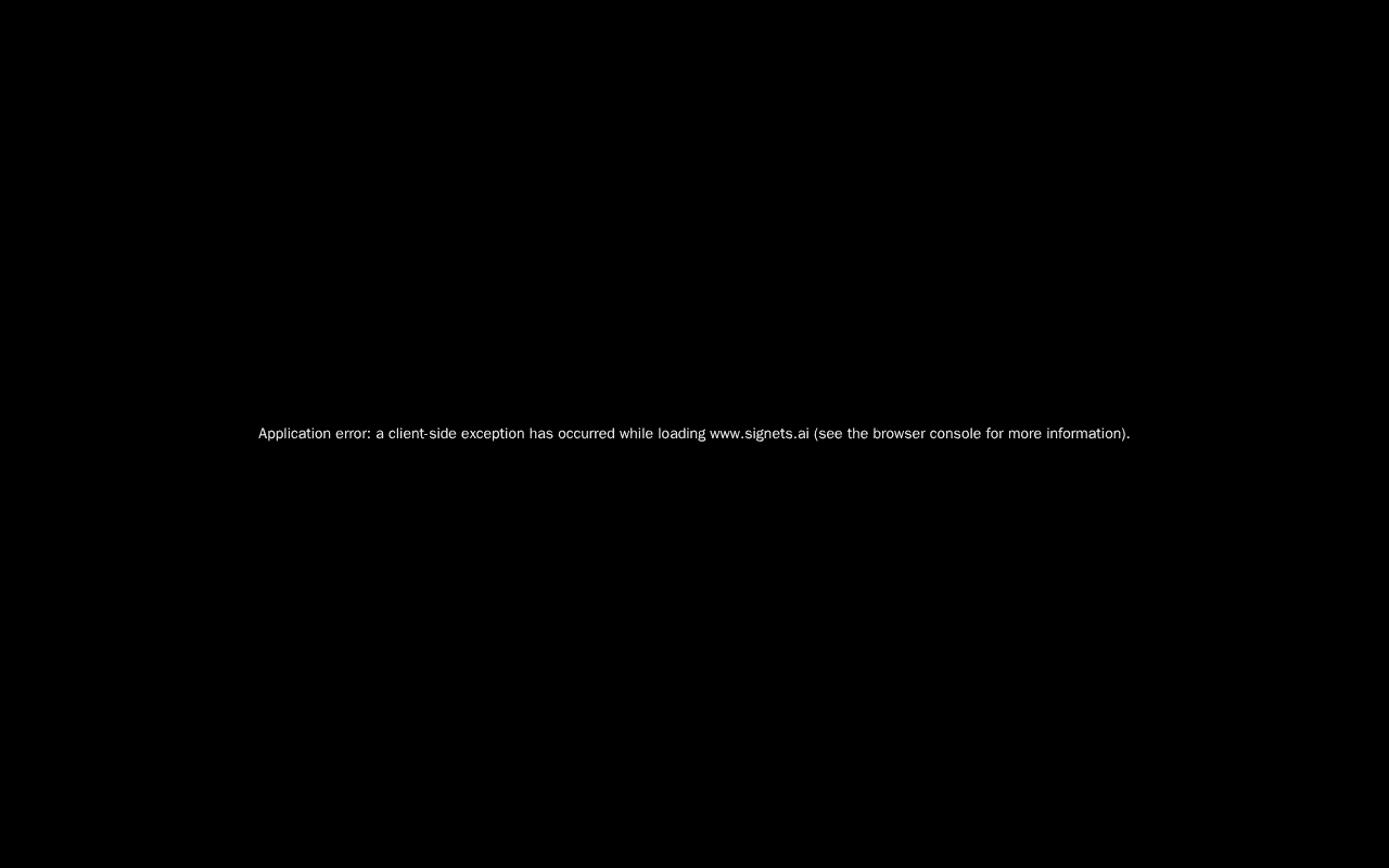 Screenshot of signets.ai