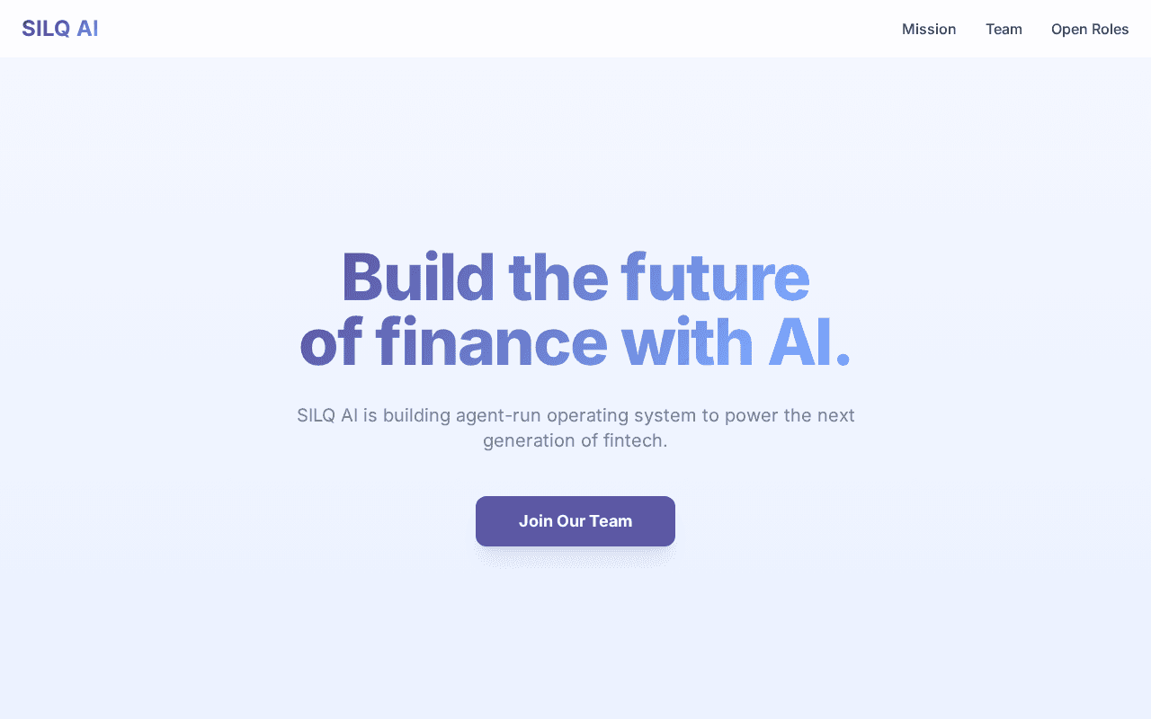 Screenshot of silqtech.ai