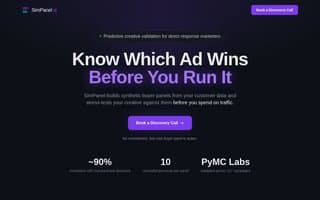 Screenshot of simpanel.ai