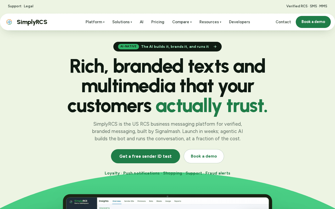 Screenshot of simplyrcs.ai
