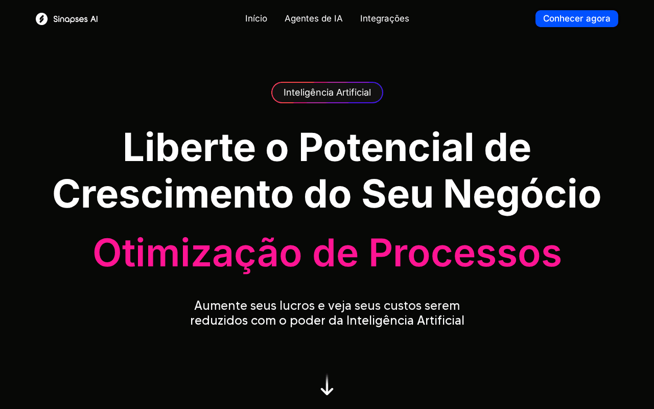 Screenshot of sinapses.ai