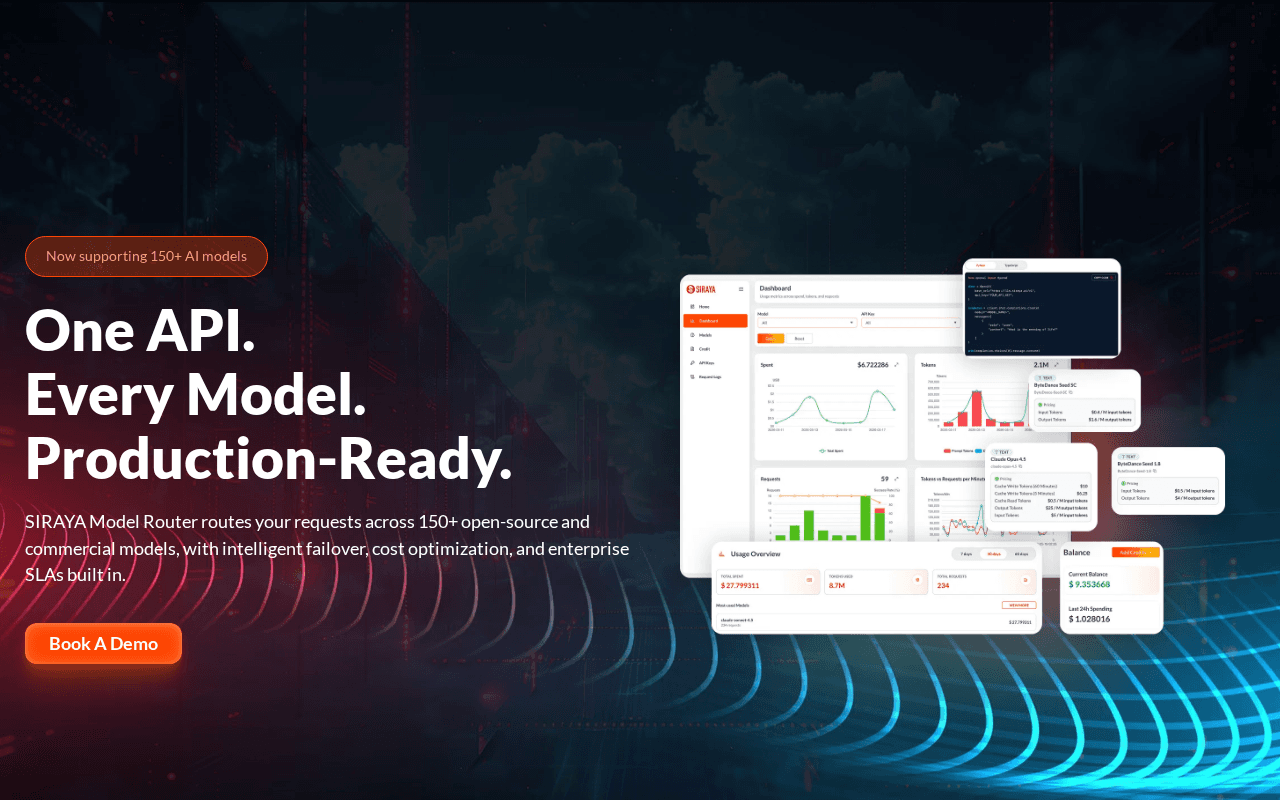 Screenshot of siraya.ai