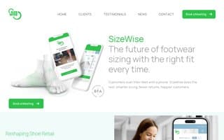 Screenshot of sizewise.ai