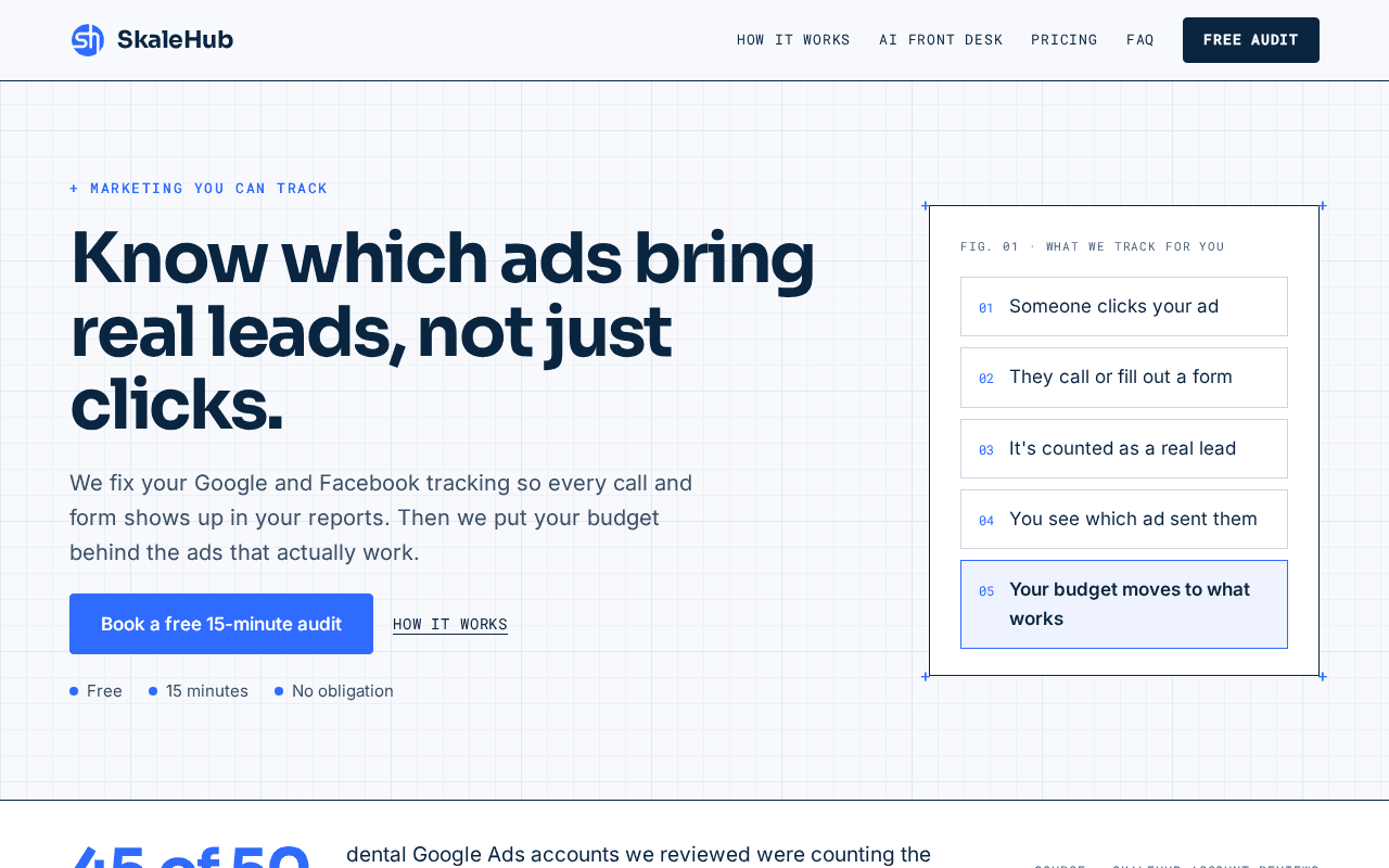 Screenshot of skalehub.ai