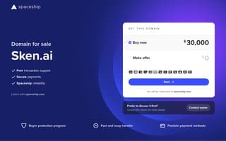 Screenshot of sken.ai