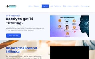 Screenshot of skilhub.ai