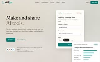 Screenshot of skillyo.ai
