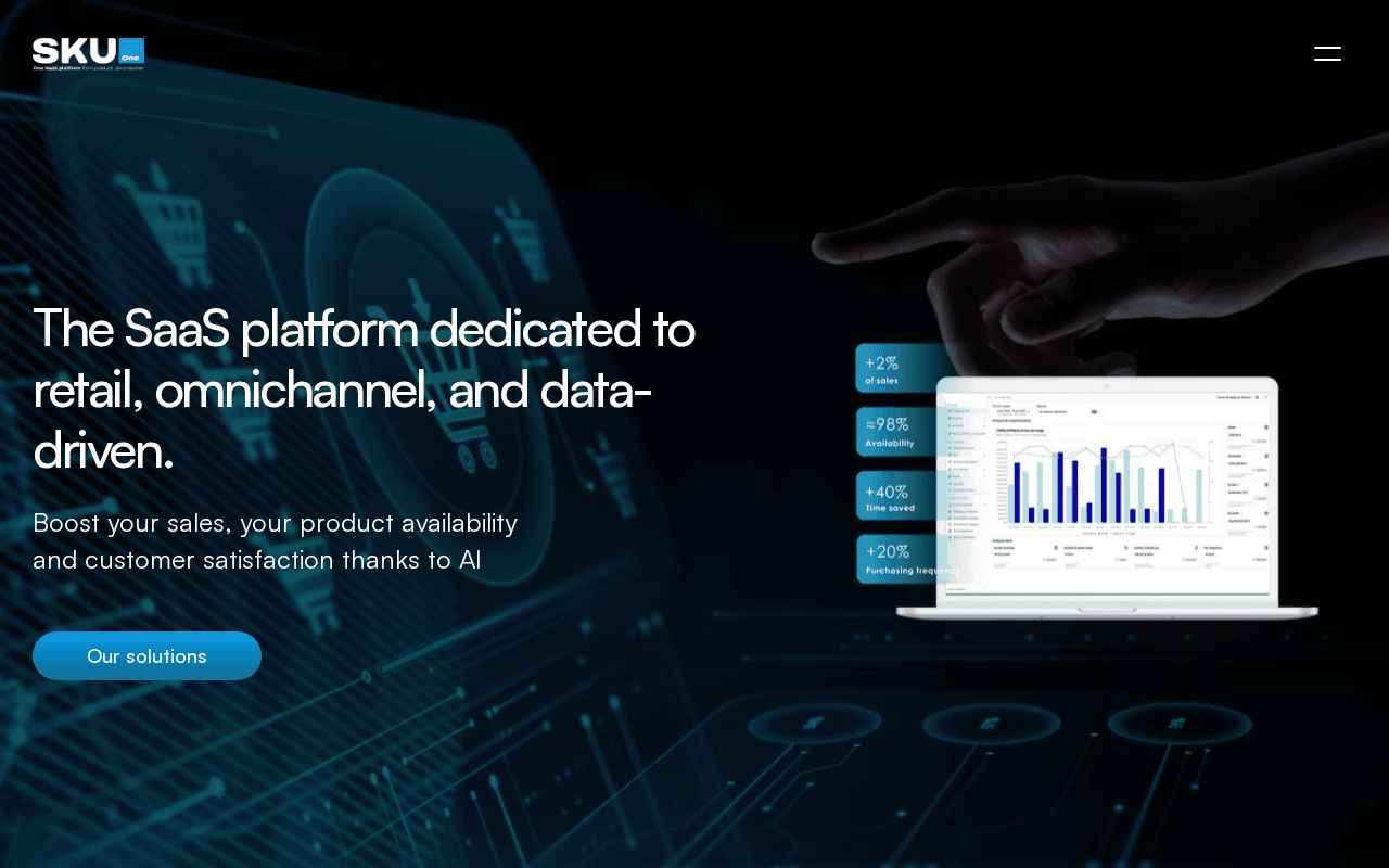 Screenshot of skuone.ai