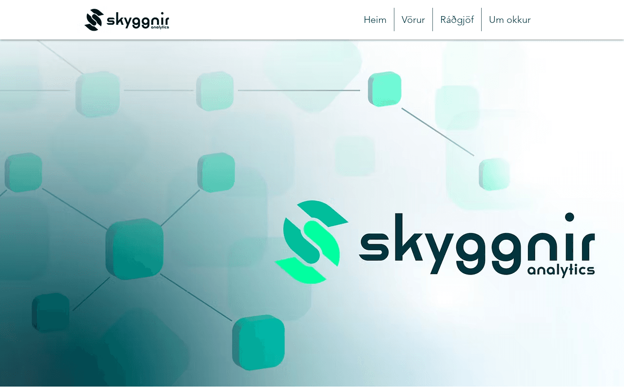 Screenshot of skyggnir.ai