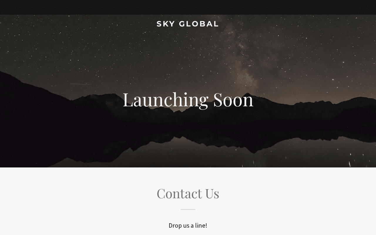 Screenshot of skyglobal.ai