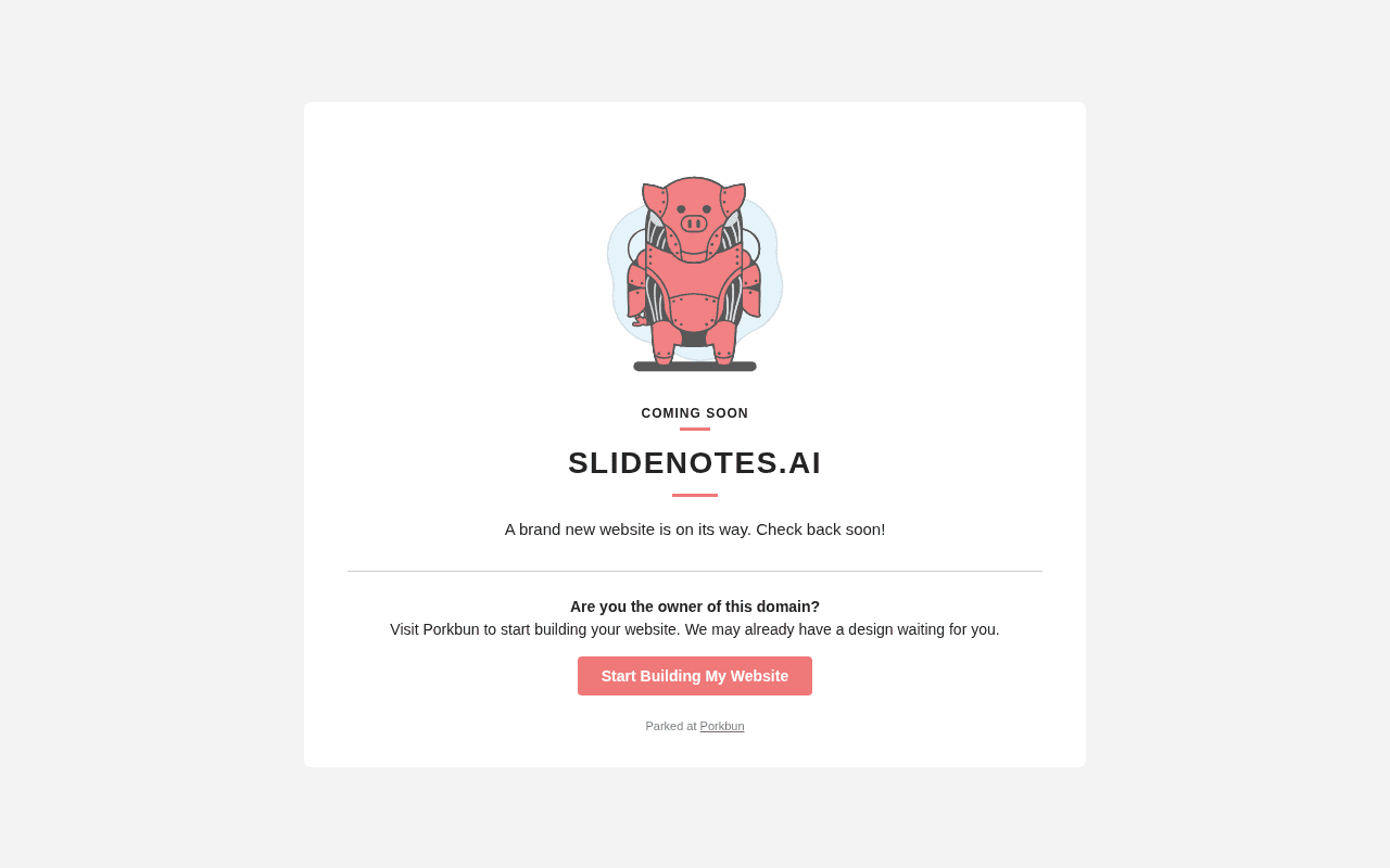 Screenshot of slidenotes.ai