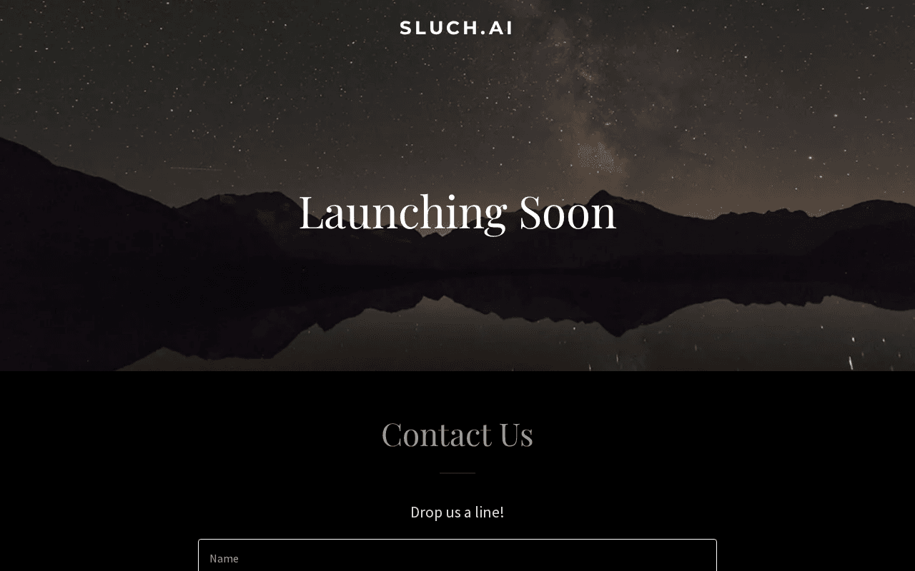 Screenshot of sluch.ai