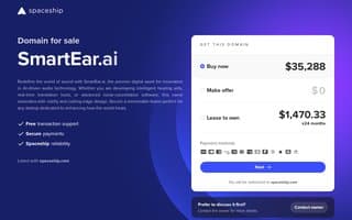 Screenshot of smartear.ai