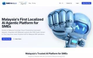 Screenshot of smehero.ai