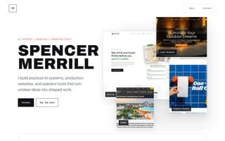 Screenshot of smerrill.ai