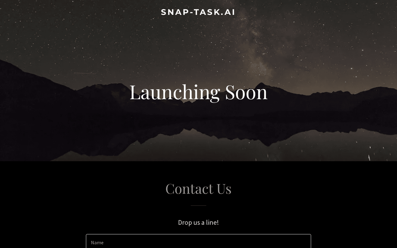 Screenshot of snap-task.ai