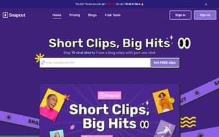 Screenshot of snapcut.ai