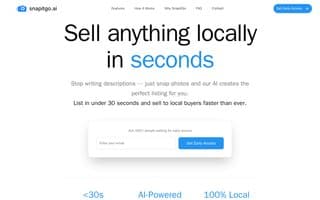 Screenshot of snapitgo.ai