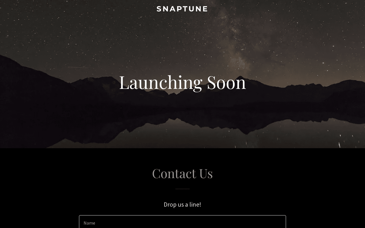 Screenshot of snaptune.ai