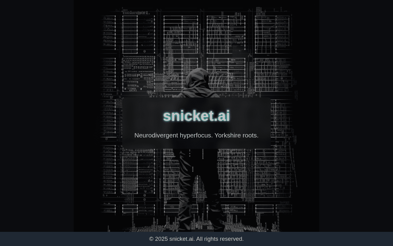 Screenshot of snicket.ai
