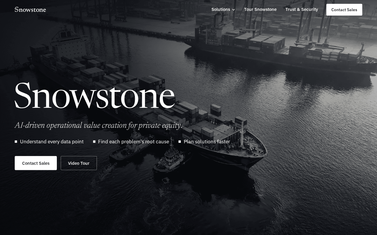 Screenshot of snowstone.ai
