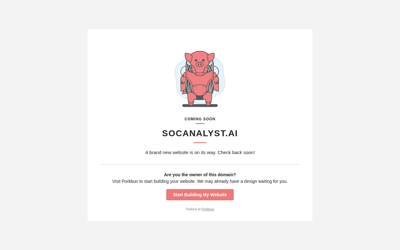 Screenshot of socanalyst.ai