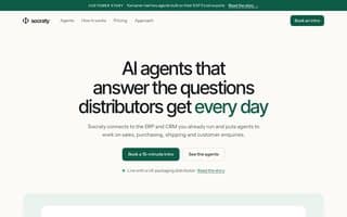 Screenshot of socraty.ai