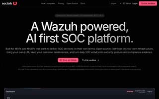 Screenshot of soctalk.ai