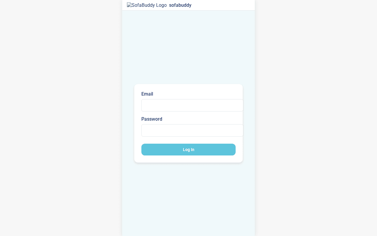 Screenshot of sofabuddy.ai