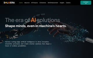 Screenshot of solaiera.ai