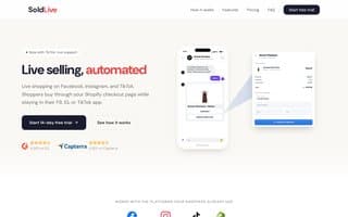 Screenshot of soldlive.ai