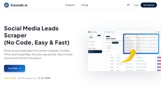 Screenshot of soleads.ai
