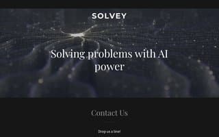 Screenshot of solvey.ai